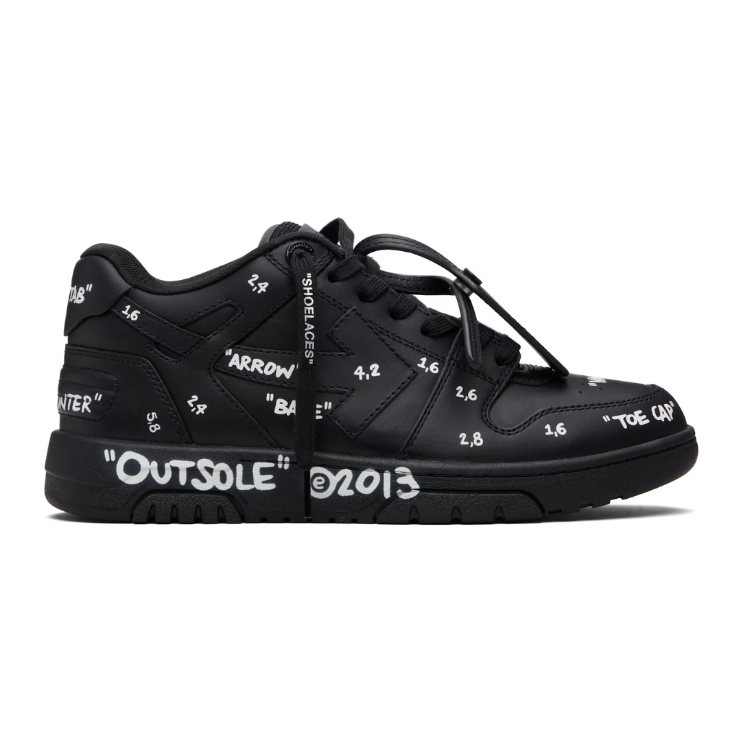 Off-White Vulcanized Low Sneakers – Black