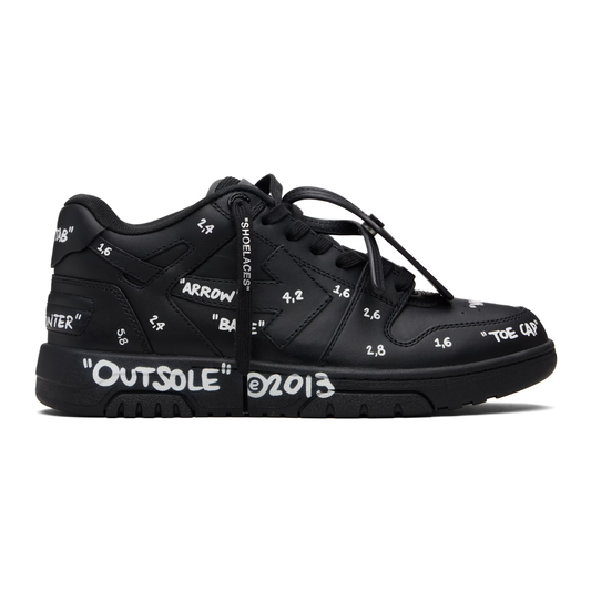 Off-White Vulcanized Low Sneakers – Black