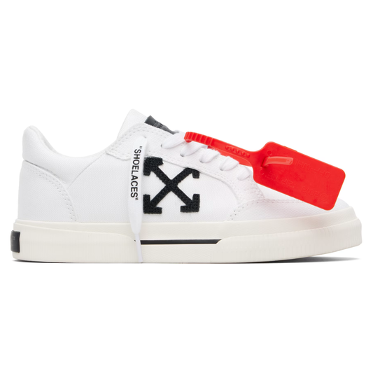 Off-White Vulcanized Low Sneakers – White / Black