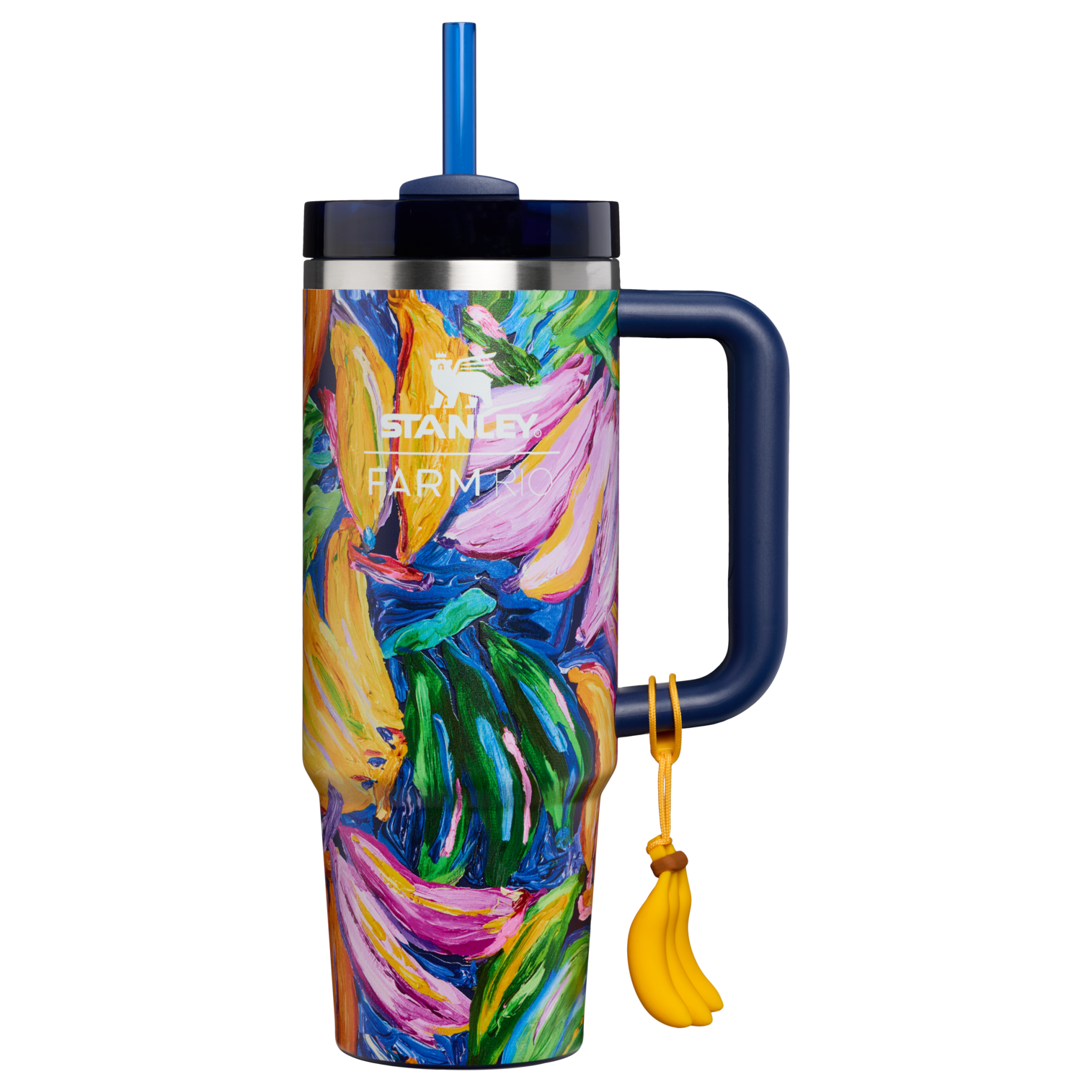 Stanley 1913 x FARM Rio Quencher H2.0 Flowstate Tumbler | Painted Bananas | 30 OZ