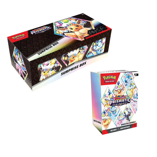 Pokémon TCG Prismatic Evolutions Sam’s Club Bundle (Surprise Box + Booster Bundle)