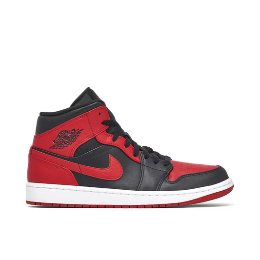 Air Jordan 1 Mid “Banned” – Black Gym Red