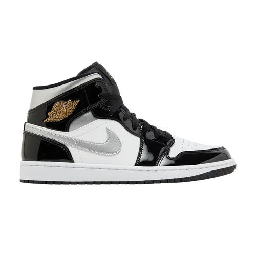 Jordan 1 Mid Metallic Silver