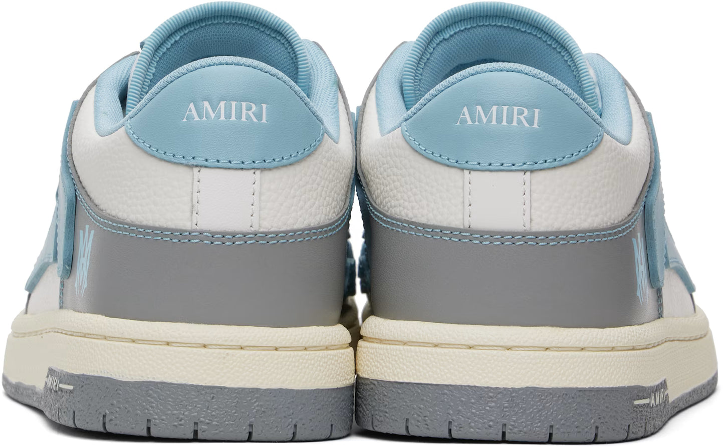 Amiri Skel Top Low Blue & Grey Varsity