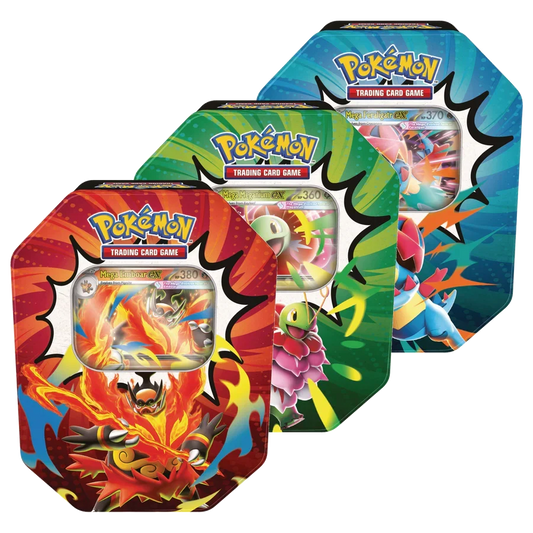 Pokémon TCG: Mega Evolution—Ascended Heroes Tin (4 Booster Packs)