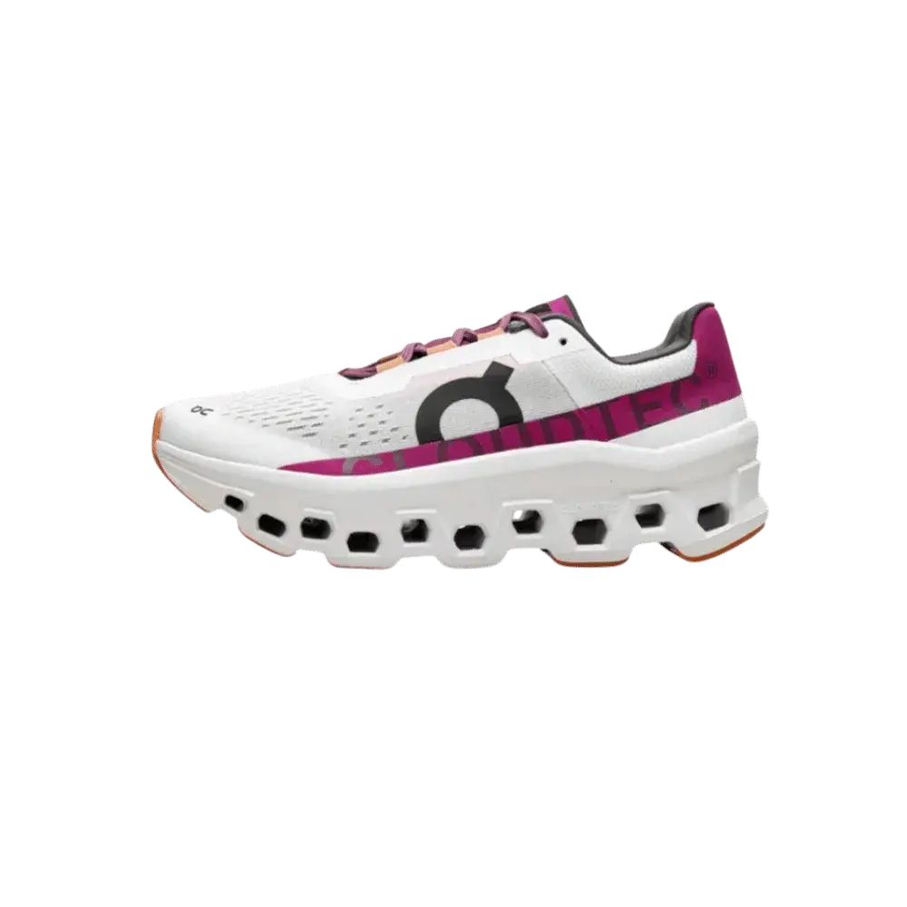 On Cloudmonster – On Running Cloudmonster Undyed White Aurora