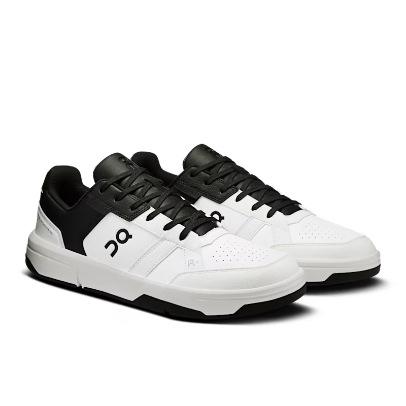 On THE ROGER Clubhouse Men's Shoes - White Midnight