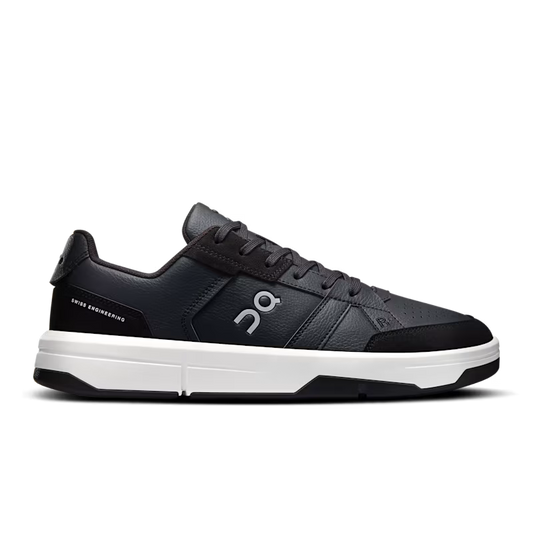 On THE ROGER Clubhouse Men's Shoes - Black White