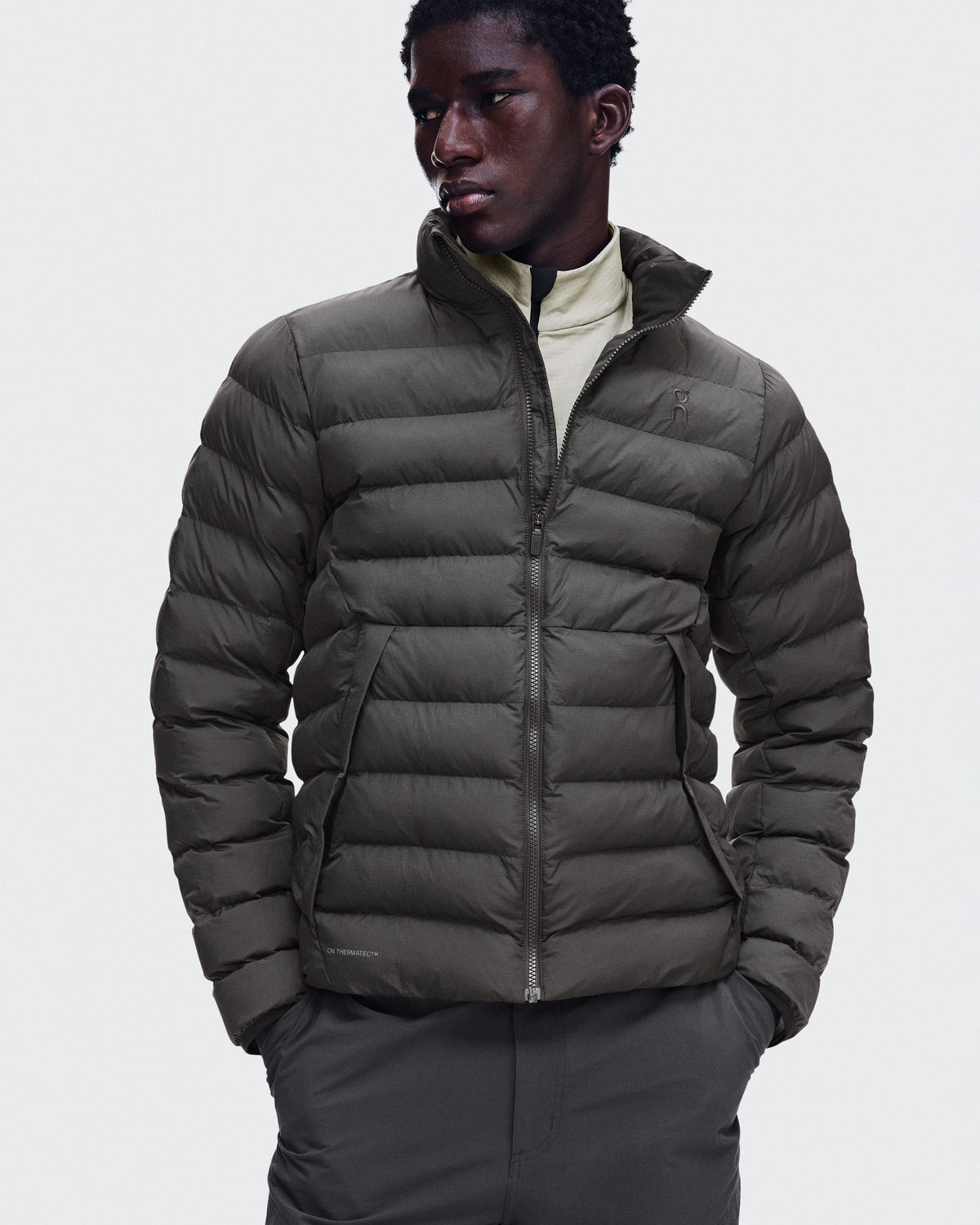 On Men's Ascent Puffer Jacket Espresso – official gallery image 2