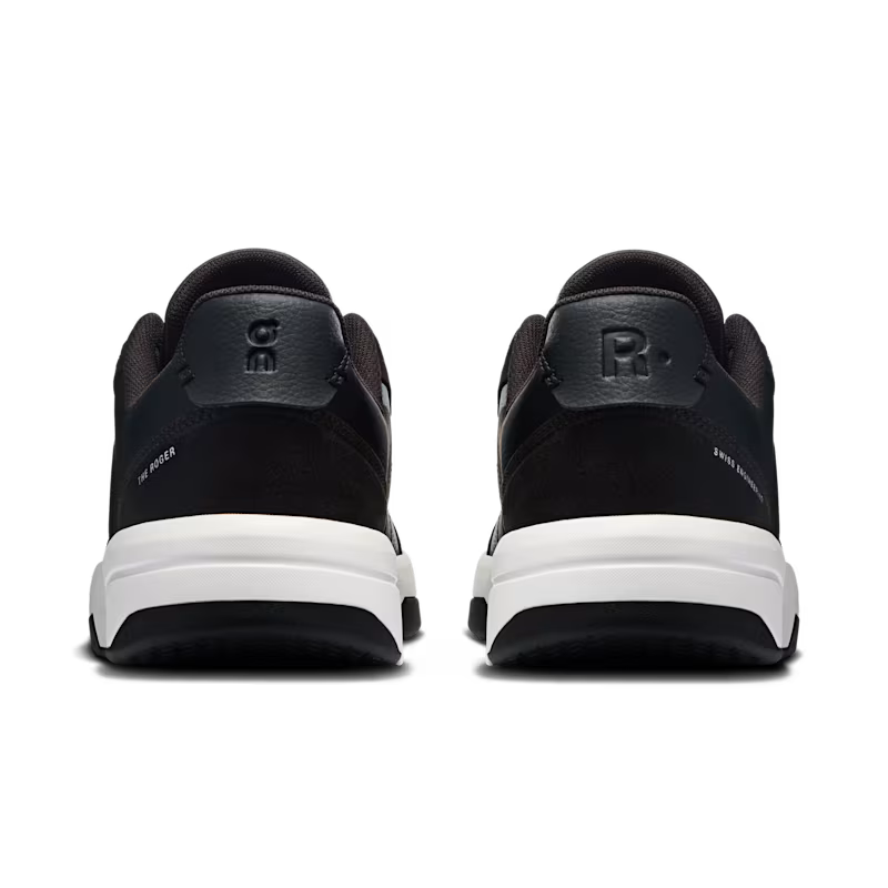 On THE ROGER Clubhouse Men's Shoes - Black White
