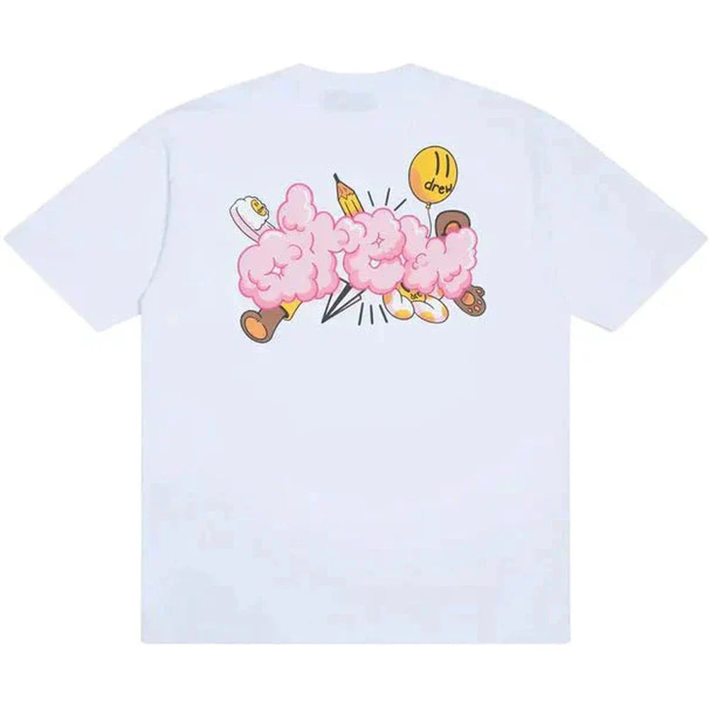 Drew Tee Doodle White