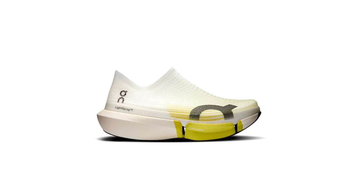 On LightSpray Cloudboom Strike 2 Race Shoe - White/Lime