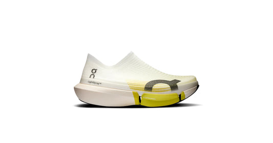 On LightSpray Cloudboom Strike 2 Race Shoe - White/Lime