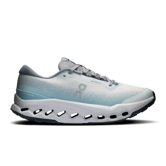 On Cloudsurfer Trail 2 Waterproof - Men's Trail Shoe - Glacier / Tide
