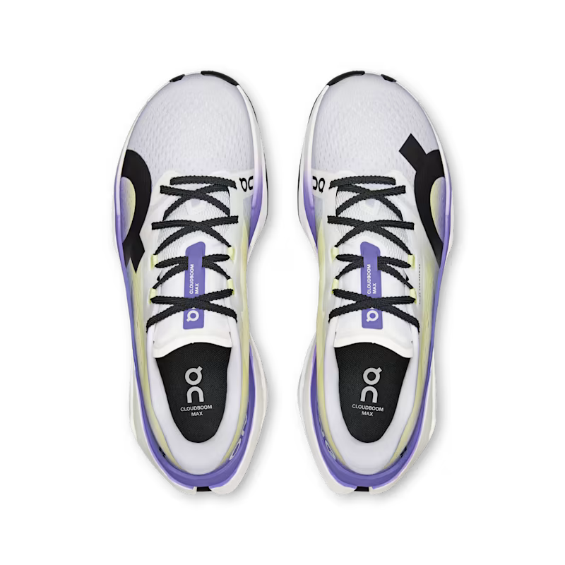 On Cloudboom Max – Undyed White Flame