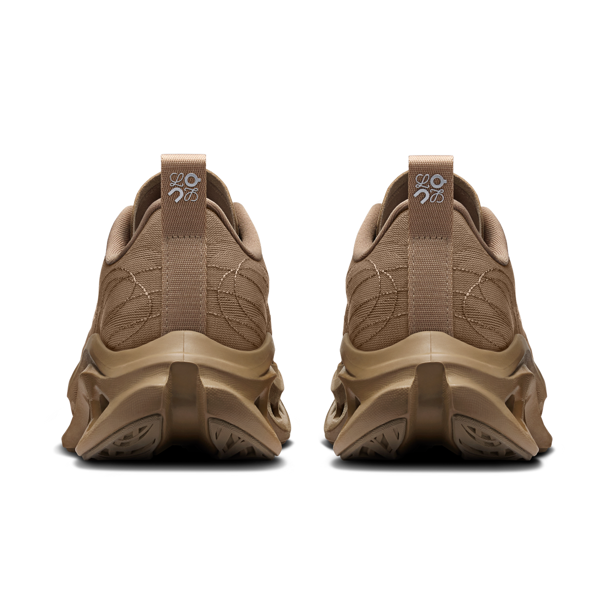 On x LOEWE Cloudtilt Cosmic Dark Sand men's sneakers - heel view
