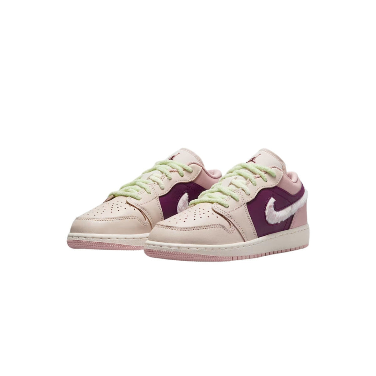 Jordan 1 Low  Fur Swoosh