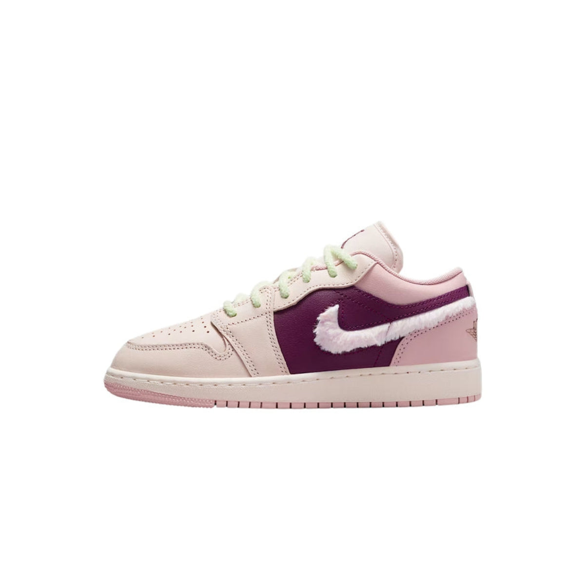 Jordan 1 Low  Fur Swoosh