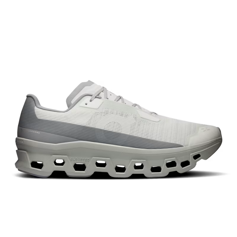 On Cloudmonster Void Men's Shoes - Rock White