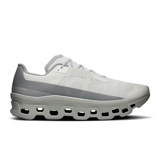 On Cloudmonster Void Men's Shoes - Rock White