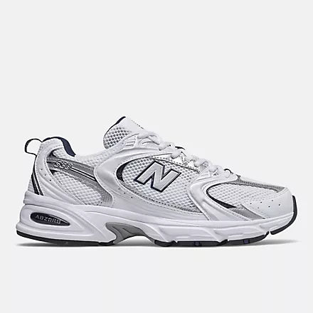 New Balance 530 White Silver Navy