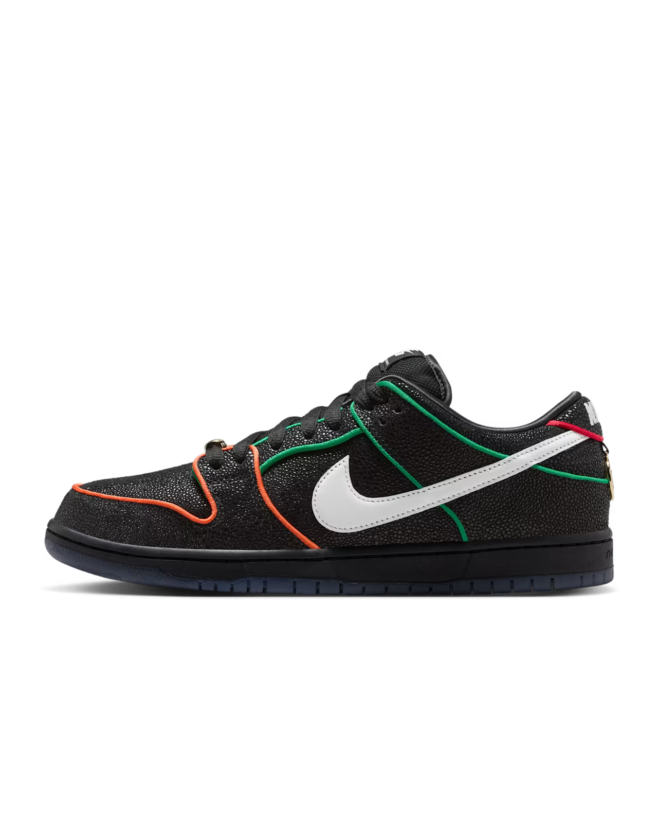 Nike SB Dunk Low Pro QS x Bronx Girls Skate – Black/Challenge Red (HV1664-001)