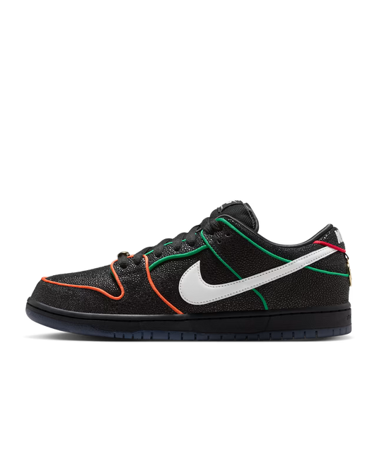 Nike SB Dunk Low Pro QS x Bronx Girls Skate – Black/Challenge Red (HV1664-001)