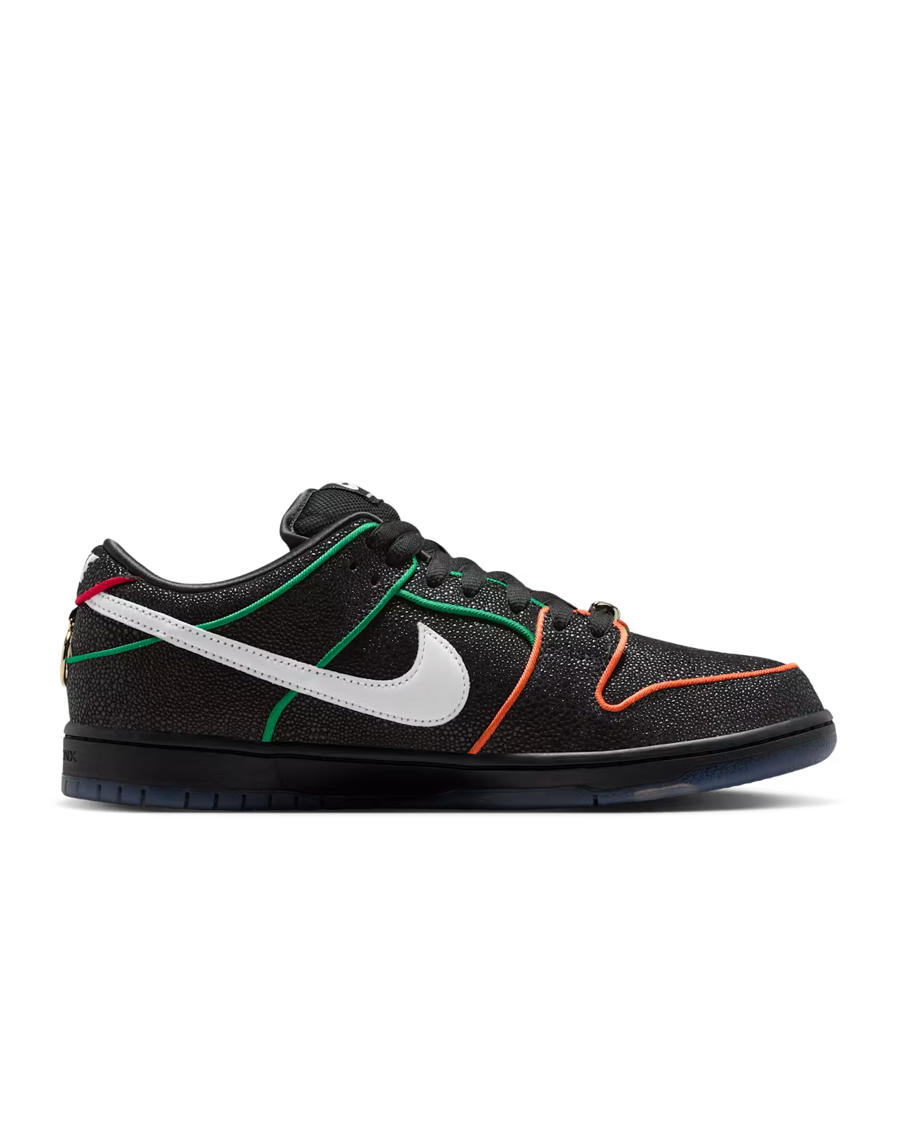 Nike SB Dunk Low Pro QS x Bronx Girls Skate – Black/Challenge Red (HV1664-001)