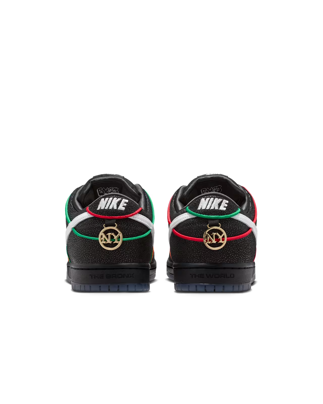 Nike SB Dunk Low Pro QS x Bronx Girls Skate – Black/Challenge Red (HV1664-001)