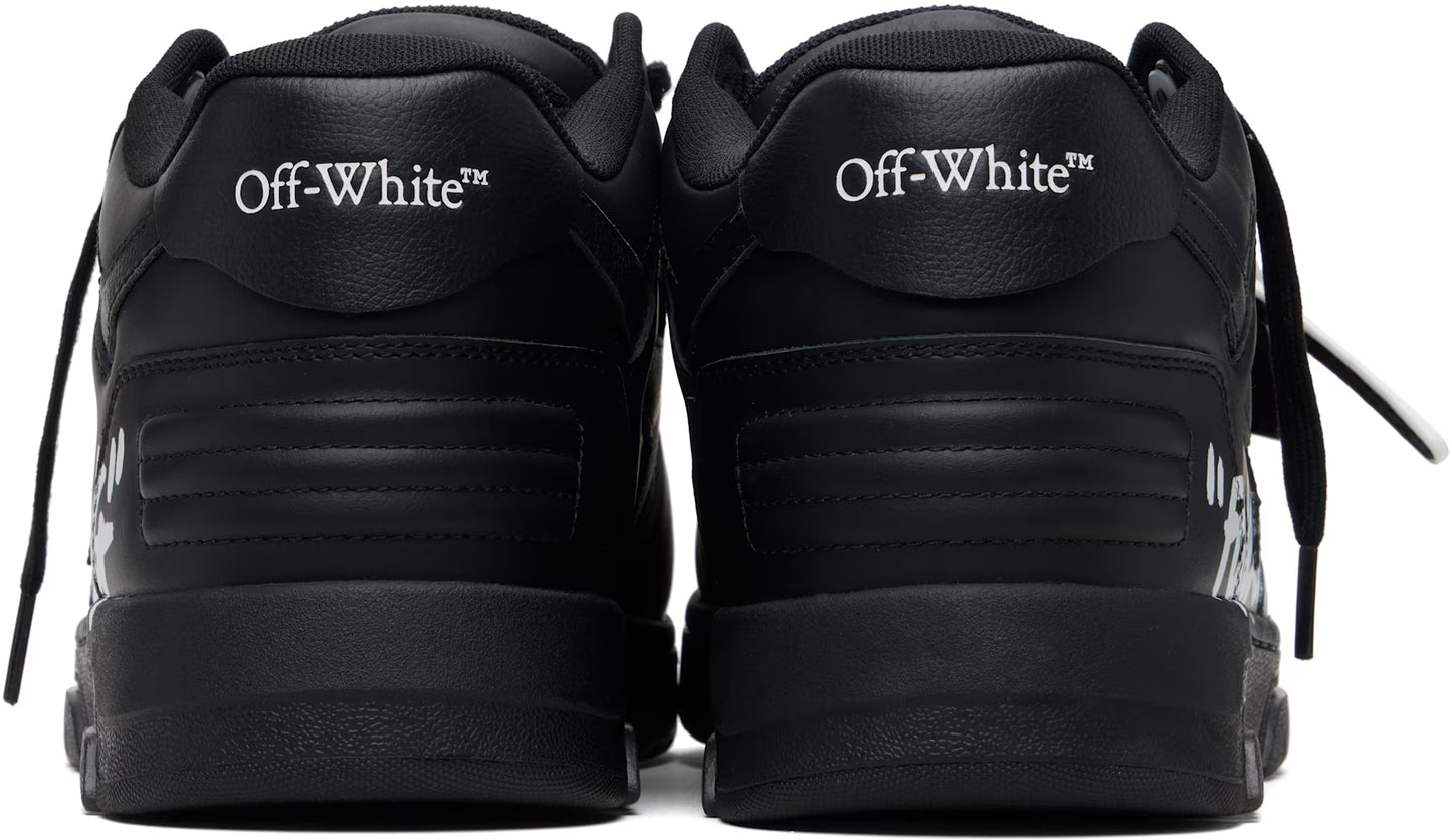 Off-White Out Of Office For Walking Sneakers – Black