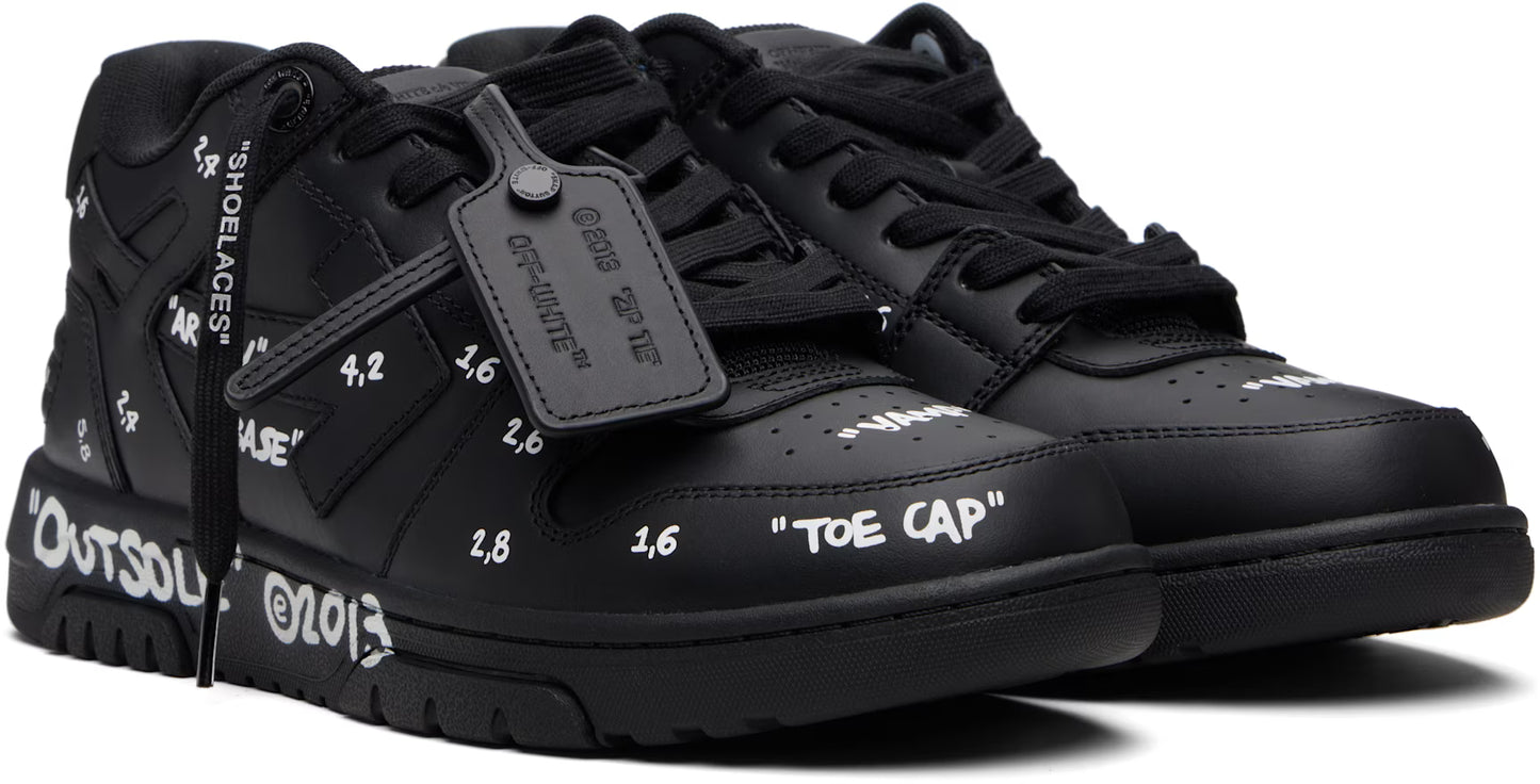 Off-White Vulcanized Low Sneakers – Black