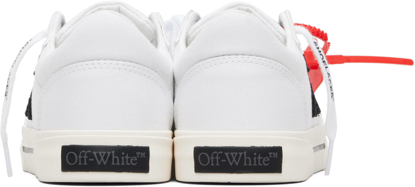 Off-White Vulcanized Low Sneakers – White / Black