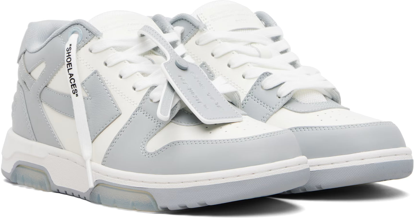 Off-White Out Of Office Calf Leather Sneakers – White / Gray
