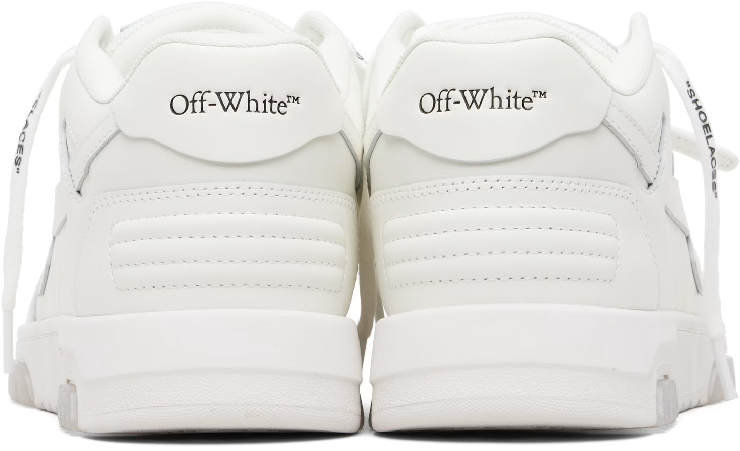 Off-White Out Of Office Metallic Hardware Sneakers – White