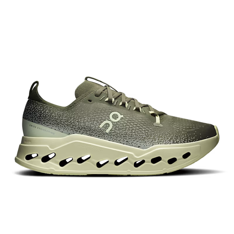 On Cloudsurfer Max Wide Olive | Seedling