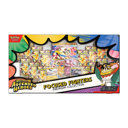 Pokémon TCG: Mega Evolution – Ascended Heroes Focused Fighters Premium Collection (Sam's Club Exclusive)