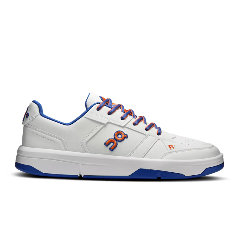 On THE ROGER Clubhouse Varsity Men's Shoes - White Indigo
