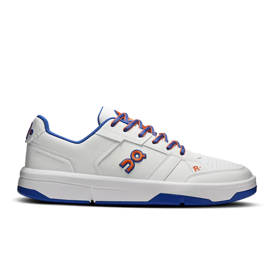 On THE ROGER Clubhouse Varsity Men's Shoes - White Indigo