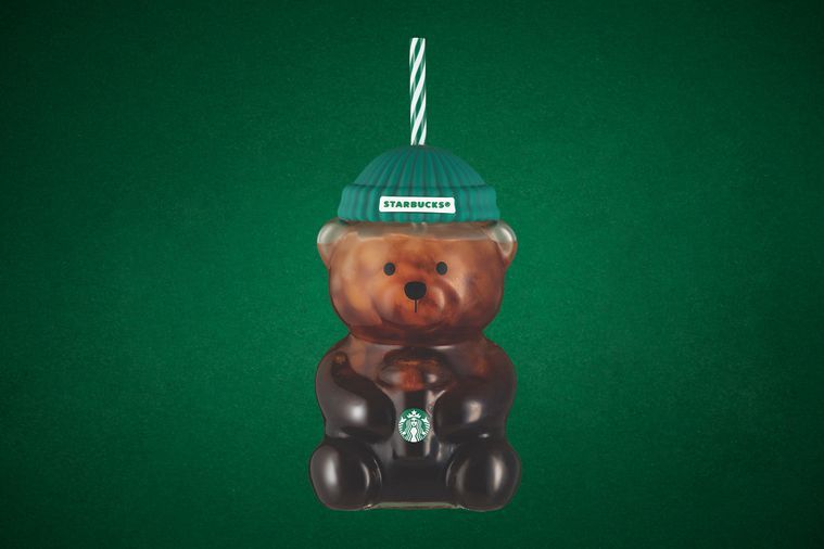 Starbucks Bear Glass Tumbler (Bearista Edition) – Collectible Cup with Straw