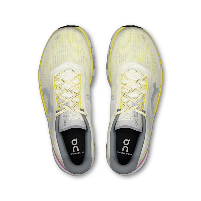 On Cloudmonster 2 – Ivory Lime (Unisex Running Shoes)