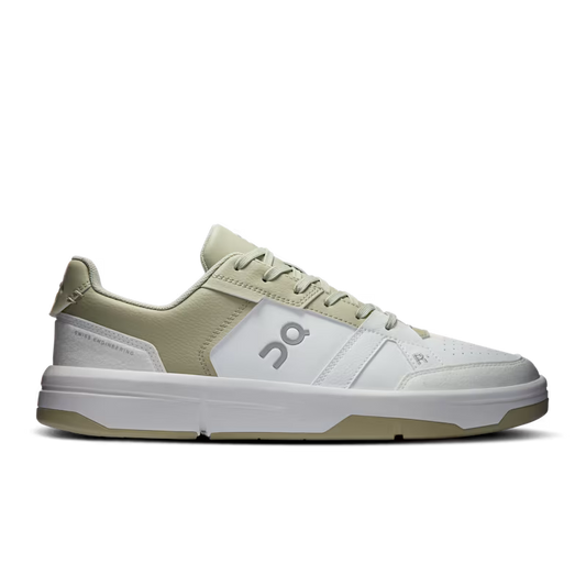 On THE ROGER Clubhouse Men's Shoes - White Olive